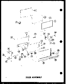 Section 9 Diagram and Parts List for RC-20 P72100-5M Amana Microwave