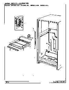 Shelves & Accessories Diagram and Parts List for RB23KA-4AW BG97C Magic Chef Refrigerator
