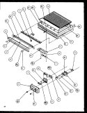 DIVIDER BLOCK AND CONTROLS Diagram and Parts List for TZ19QL P1111409W L Amana Refrigerator