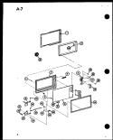 Page 1 Diagram and Parts List for RC-8 P7526003M Amana Microwave