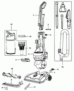 Part Location Diagram of 562289001 Hoover Drive Belt