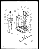 PANASONIC COMPRESSOR Diagram and Parts List for TG18RBL P1158302W L Amana Refrigerator