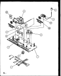 CONTROL PANEL Diagram and Parts List for TG18RBL P1158302W L Amana Refrigerator