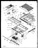 DIVIDED BLOCK Diagram and Parts List for TSI18R2L P1182102W L Amana Refrigerator