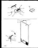 FACTORY INSTALLED ICE MAKER Diagram and Parts List for TSI18R2L P1182102W L Amana Refrigerator