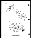 CONTROL ASSY Diagram and Parts List for RV-10A P7508514M Amana Microwave