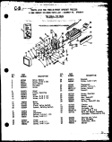 8 CUBE COMPACT ICE MAKER Diagram and Parts List for UF22C P6034572W Amana Freezer