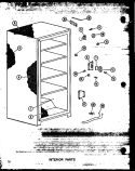 Part Location Diagram of D7329010 Whirlpool Liner assy