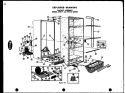 Page 1 Diagram and Parts List for DFU18  Amana Freezer