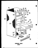 Part Location Diagram of B0572828 Whirlpool INSULATION FT. K