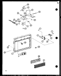 Page 3 Diagram and Parts List for RV-8 P7526004M Amana Microwave