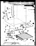 COMPRESSOR PARTS Diagram and Parts List for ESU13C P6034558W Amana Freezer