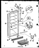 Part Location Diagram of D3914105 Whirlpool BREAKER FRAME