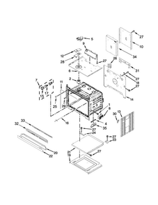 Oven Parts Diagram and Parts List for MEW7627DS02  Maytag Wall Oven