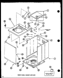 FRONT PANEL Diagram and Parts List for LW2302 P7762112W W Amana Washer