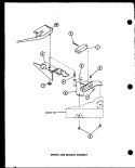 SWITCH AND BRACKET ASSY Diagram and Parts List for LW2403 P7762120W W Amana Washer