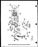MOTOR Diagram and Parts List for LW2302 P7762112W W Amana Washer