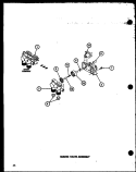 MIXING VALVE ASSY Diagram and Parts List for LW2302 P7762112W W Amana Washer
