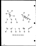POWER CORD Diagram and Parts List for LW2403 P7762120W W Amana Washer