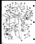 Page 3 Diagram and Parts List for RCS700 P7715401M Amana Microwave