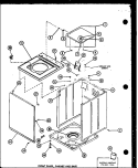 FRONT PANEL Diagram and Parts List for LW2302 P7762124W W Amana Washer