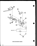 SWITCH AND BRACKET ASSY Diagram and Parts List for LW2403 P7762127W W Amana Washer