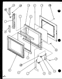 Page 5 Diagram and Parts List for RCS700DE P7787222M Amana Microwave