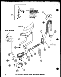 PUMP ASSY Diagram and Parts List for LW2403 P7762127W W Amana Washer
