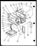 Page 6 Diagram and Parts List for RCS700DE P7787222M Amana Microwave