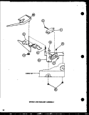 SWITCH AND BRACKET ASSY Diagram and Parts List for LWD773 P7804717W W Amana Washer