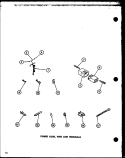 POWER CORD Diagram and Parts List for LWD773 P7804717W W Amana Washer