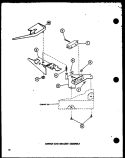 SWITCH AND BRACKET ASSY Diagram and Parts List for LWD250 P7762128W W Amana Washer