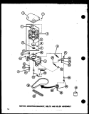 MOTOR Diagram and Parts List for LWD250 P7762128W W Amana Washer