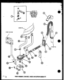 PUMP ASSY Diagram and Parts List for LWD250 P7762128W W Amana Washer
