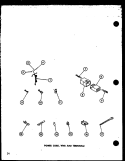 POWER CORD Diagram and Parts List for LWD250 P7762128W W Amana Washer