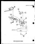 SWITCH AND BRACKET ASSY Diagram and Parts List for LWD352 P1110507W W Amana Washer