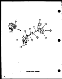 MIXING VALVE ASSY Diagram and Parts List for LWD352 P1110507W W Amana Washer