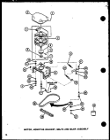 MOTOR Diagram and Parts List for LW9003 P1110503W W Amana Washer