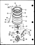 Page 8 Diagram and Parts List for LW9003 P1110503W W Amana Washer