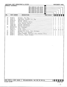 Unit Compartment And System Page 3 Diagram and Parts List for 18090-OA  Admiral Refrigerator