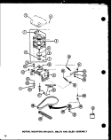 MOTOR Diagram and Parts List for LWD553W P1122905W W Amana Washer