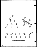 POWER CORD Diagram and Parts List for LWD773W P1122801W W Amana Washer