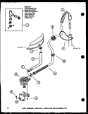 PUMP ASSY Diagram and Parts List for CW9003W P1122805W W Crosley Washer