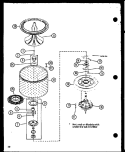 Page 13 Diagram and Parts List for LW1501 P1110511W W Amana Washer