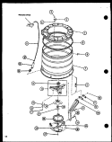 Page 15 Diagram and Parts List for LW1501 P1110511W W Amana Washer