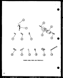 POWER CORD Diagram and Parts List for LW2402 P1110516W W Amana Washer
