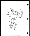 CONTROL PANEL AND TIMER Diagram and Parts List for TAA200 P7575108W Amana Washer