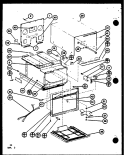 Page 8 Diagram and Parts List for RC20SE P7688115M Amana Microwave
