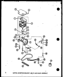 MOTOR Diagram and Parts List for TAA200 P7575108W Amana Washer