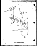 SWITCH AND BRACKET ASSY Diagram and Parts List for TAA200 P7575108W Amana Washer